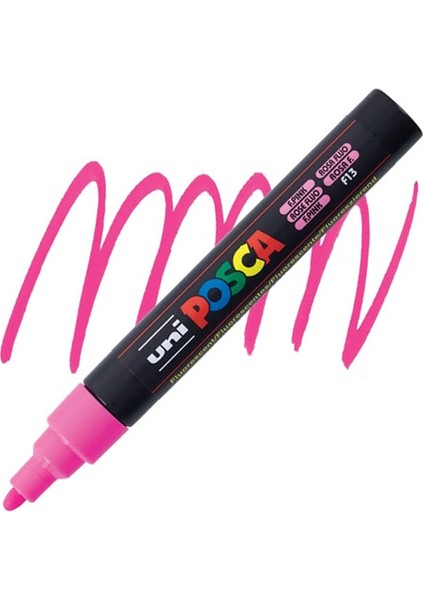 Posca Pc-5m Boyama Markörü 1.8-2.5 mm Floresan Pembe