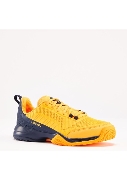 Artengo Çocuk Bağcıklı Tenis Ayakkabısı - Sarı / Siyah - TS500 Fast
