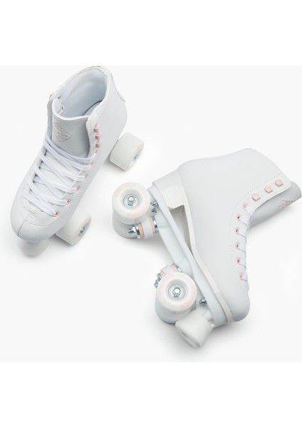 Oxelo Artistik Paten - Beyaz - Quad 100