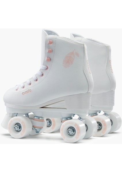 Oxelo Artistik Paten - Beyaz - Quad 100