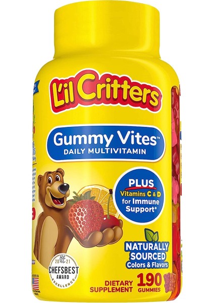 Lil Critters Gummy Vites 190 Gummies