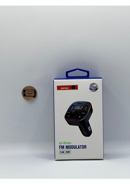 Araç Müzik Çalar Fm Transmitter Modulator Oto Araba Çakmaklık Bluetooth USB Mdl-14
