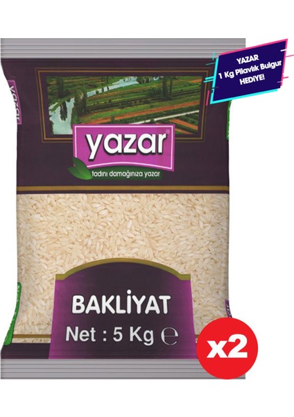 5kg x 2 Paket Pilavlık Pirinç