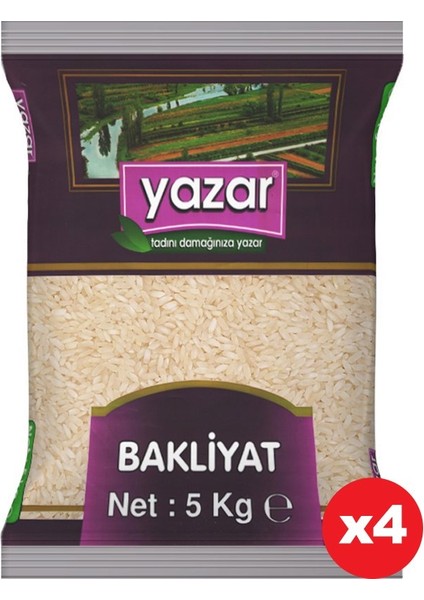 5kg x 4 Paket Pilavlık Pirinç