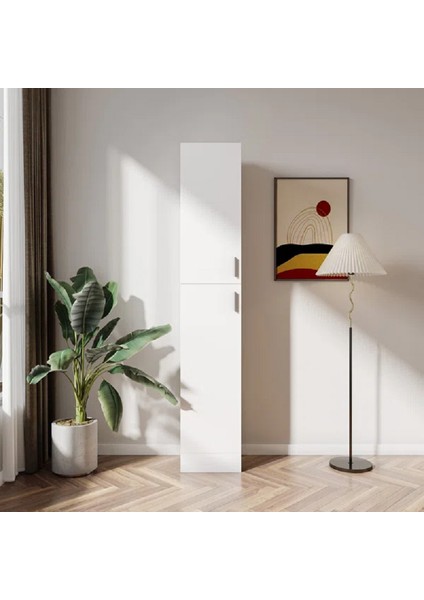 Çok Amaçlı Dolap, Mutfak Banyo Dolabı, Beyaz Mdf, MDLP12