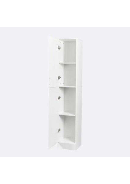 Çok Amaçlı Dolap, Mutfak Banyo Dolabı, Beyaz Mdf, MDLP12