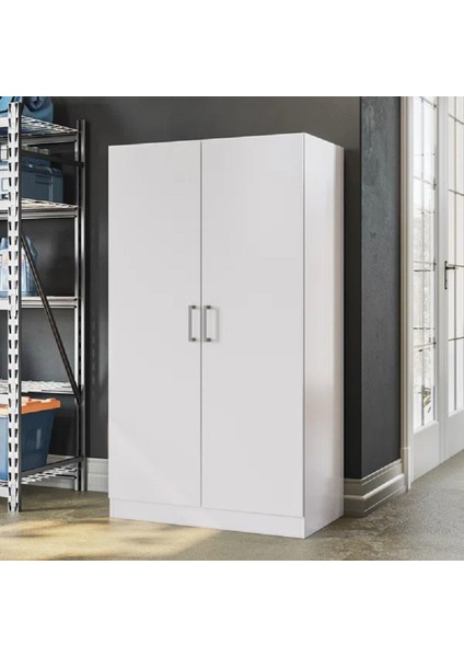 Çok Amaçlı Dolap, Mutfak Dolabı, Banyo Dolabı, Kiler Erzak Dolabı, Beyaz Mdf, MDLP17