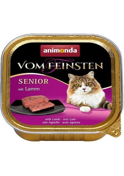 Senior Kuzu Etli Yaşlı Kedi Konservesi 100 gr