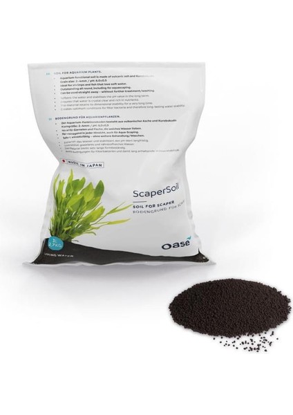 Scaper Soil Black Bitki Toprağı 3lt 2.7kg