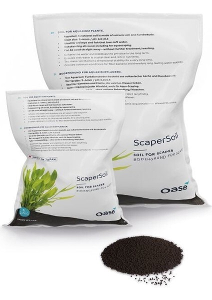 Scaper Soil Black Bitki Toprağı 3lt 2.7kg