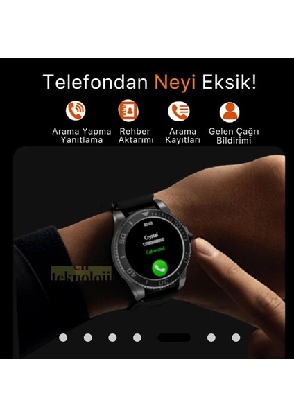 G9 Max Premium Siyah Akıllı Saat indirimleri