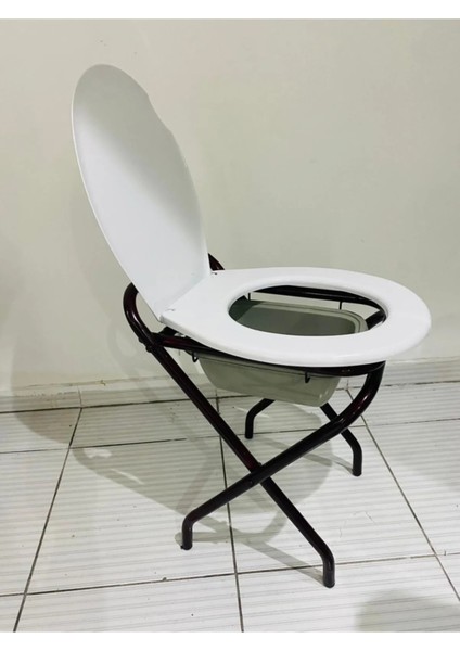Hasta WC Sandalye Klozet Komot Tuvalete Seyyar Sandalye Kolay Katlanır Komot