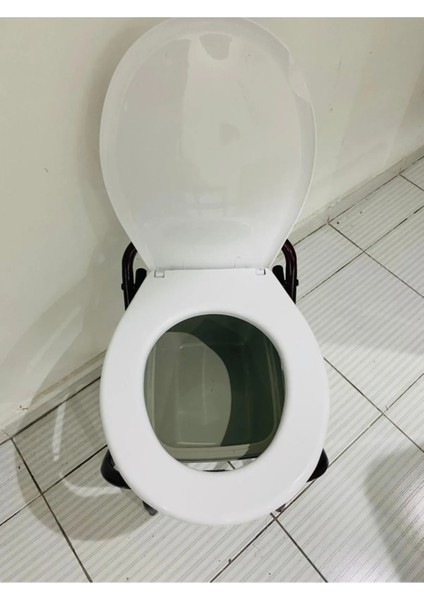 Hasta WC Sandalye Klozet Komot Tuvalete Seyyar Sandalye Kolay Katlanır Komot
