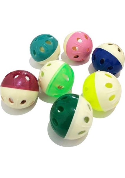 Pet Style Renkli Zilli Oyun Topu 4cm