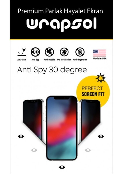 Doogee S90 Parlak Hayalet Ekran Koruyucu Gizli Yandan Görünmeyen Film modelleri