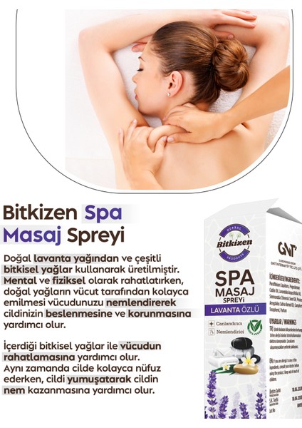 Lavanta Özlü Spa Masaj Spreyi