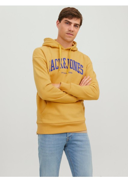 Jack & Jones Hood Josh Erkek Lacivert Kapüşonlu Sweatshirt