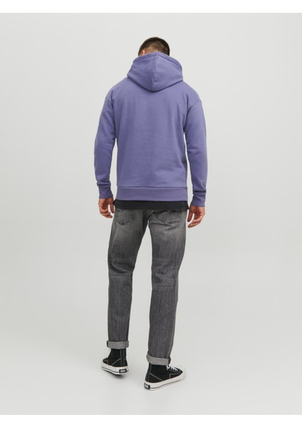 Jack & Jones Hood Josh Erkek Lacivert Kapüşonlu Sweatshirt