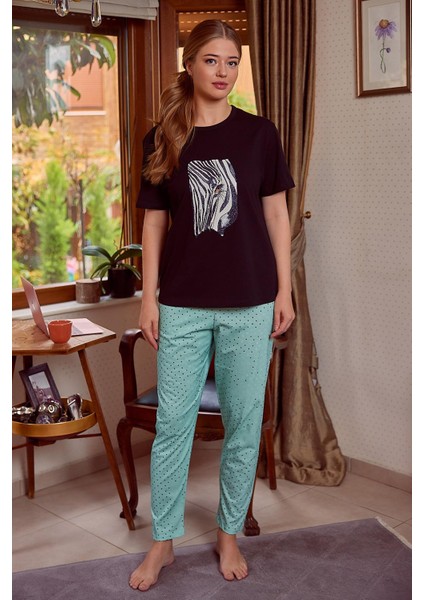 Kadın Kısa Kollu Pijama Takımı