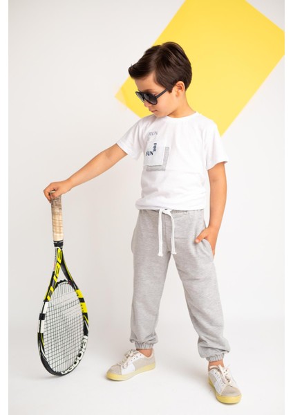 Erkek Çocuk Paçası Lastikli Basic Eşofman Altı fiyatları