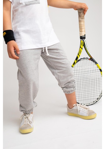 Erkek Çocuk Paçası Lastikli Basic Eşofman Altı modelleri