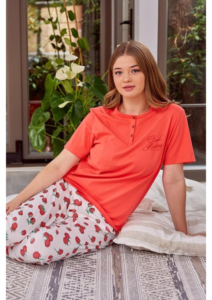 Kadın Kısa Kollu Pijama Takımı modelleri