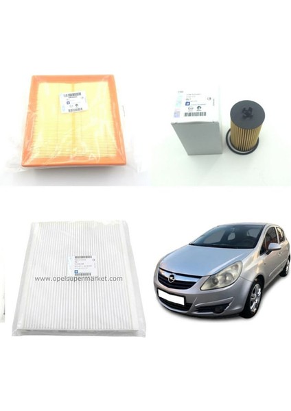 Gm Opel Corsa D 1.2/1.4 Benzinli Filtre Bakım Seti+Adoil 5W30 4lt Benz Motor Yağ fiyatları