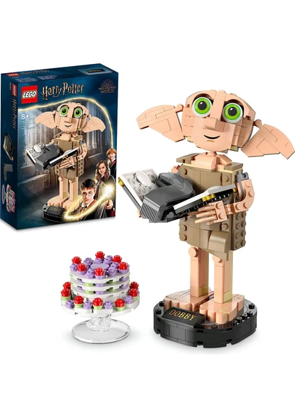 LEGO® Harry Potter™ Ev Cini Dobby 76421 - 8 Yaş ve Üzeri Çocuklar İçin  Koleksiyonluk Yaratıcı Oyuncak Yapım Seti (403 Parça)