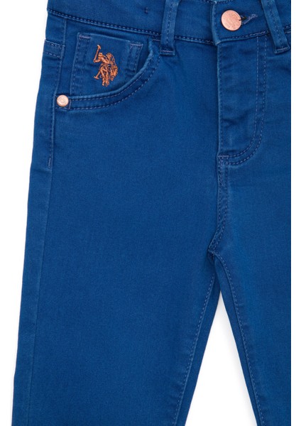 U.S. Polo Assn. Kız Çocuk Açık Mavi Jean Pantolon 50263921-DN0021