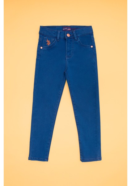 Kız Çocuk Açık Mavi Jean Pantolon 50263921-DN0021