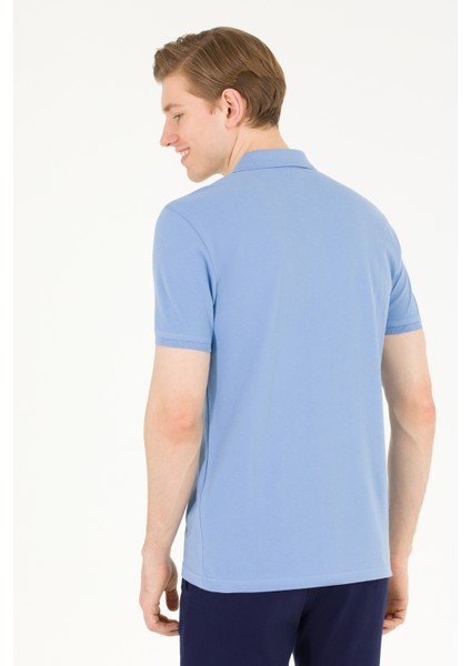 Erkek Koyu Mavi Basic T-Shirt 50262933-VR032 indirimleri
