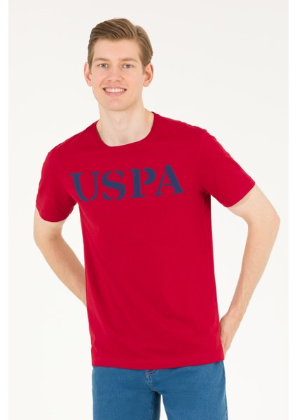 Erkek Bordo Basic T-Shirt 50262976-VR014