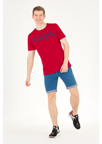 Erkek Bordo Basic T-Shirt 50262976-VR014