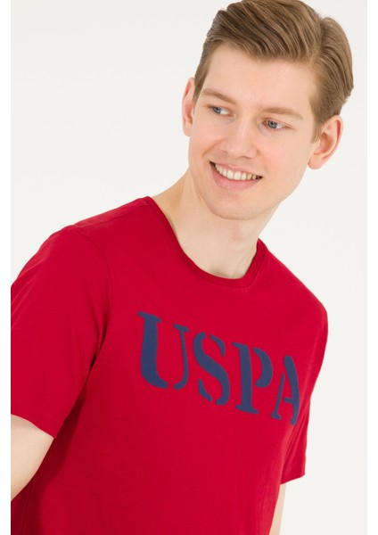 Erkek Bordo Basic T-Shirt 50262976-VR014