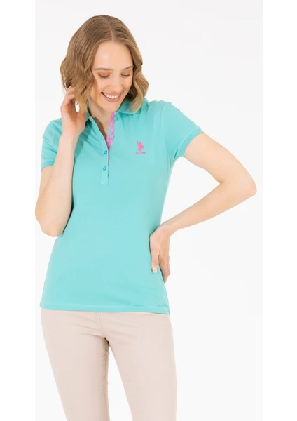 U.S. Polo Assn. Kadın Mint Tişört Basic 50262698-VR090