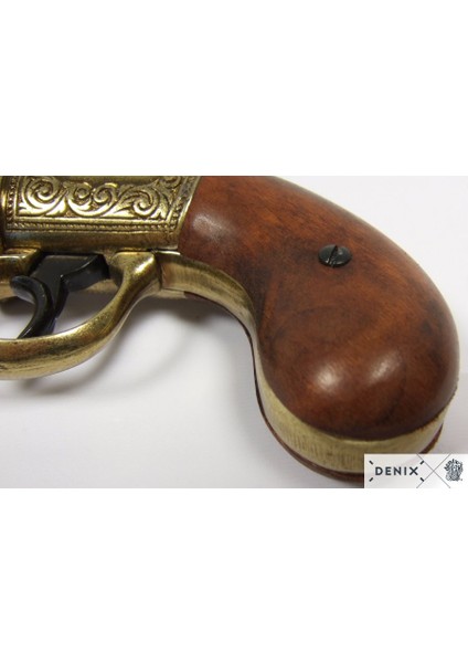 Koleksiyon-6 Barrels Pepper-Box Revolver, England 1840-JDNX5071