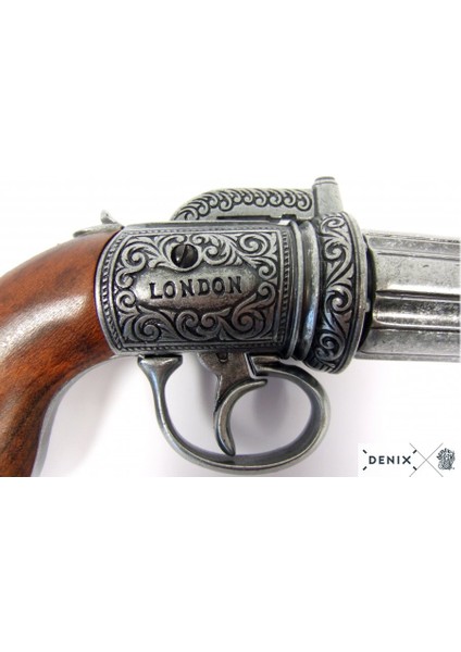 Koleksiyon Grubu-6 Barrels Pepper-Box Revolver, England 1840-JDNX1071-ORIJINALDEN Ilham Alan Tasarım