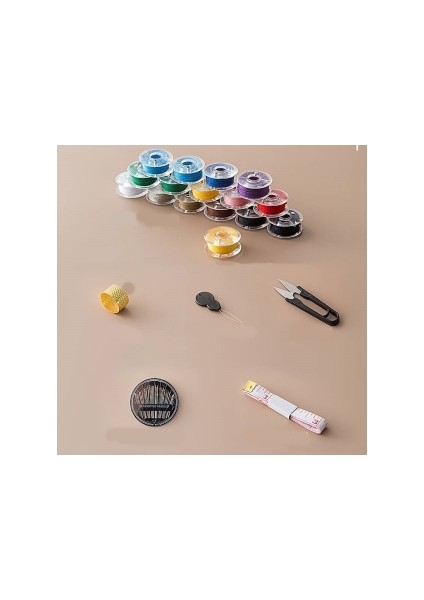 Özel Kutulu Dikiş Iplik Seti Masuralı 23 Parça fırsatları