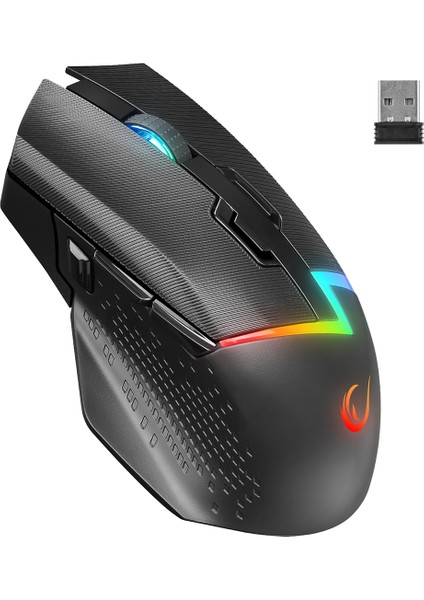 Drop M3 Rgb Şarjlı Kablosuz / Kablolu / Wireless 10000DPI 10D Profesyonel Gaming Oyuncu Mouse