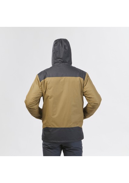 Quechua Erkek Outdoor Su Geçirmez Kar Montu - Kahverengi / Siyah - Sh100 Warm -10°C indirimleri