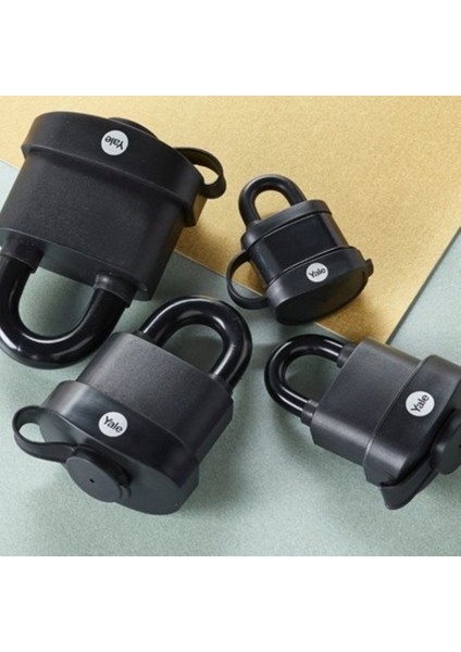 Yale Pvc Kaplama Marin Asma Kilit 71 mm Çift Yönlü Gümüş - Beyaz 1 Adet