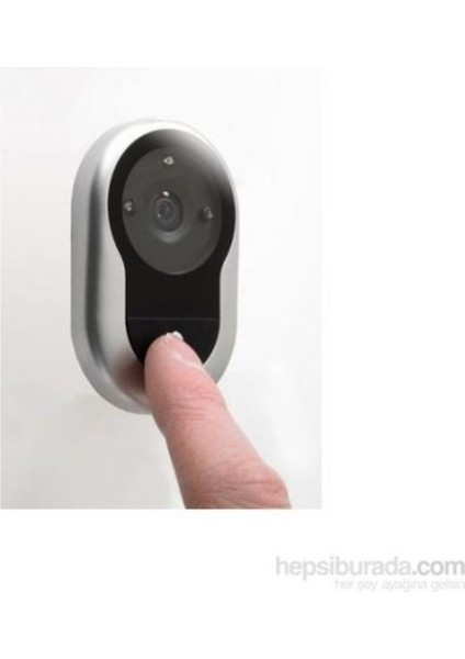 Yale LCD Ekranlı Dijital Kapı Dürbünü 5000 Serisi Premium Kayıt Özellikli Gümüş 30 M fiyatları