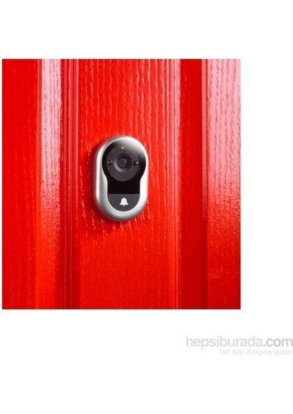 Yale LCD Ekranlı Dijital Kapı Dürbünü 5000 Serisi Premium Kayıt Özellikli Gümüş 30 M modelleri