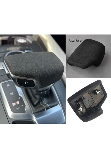 Audi A5 B9 Vites Topuzu Alcantara Başlık - A5 B9 Aksesuar Trim Yedek Parça