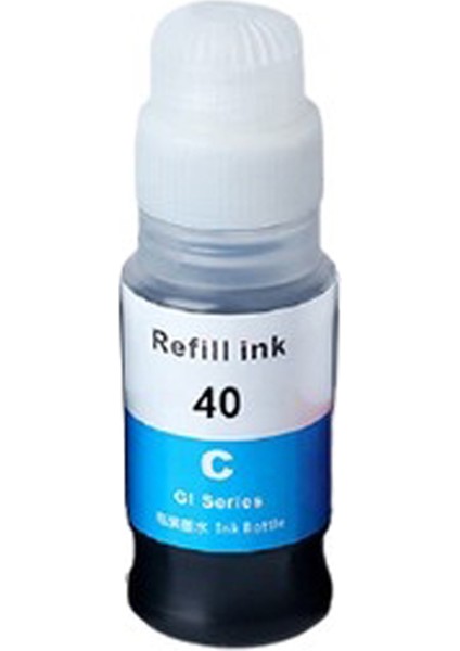 Canon Pixma G5040 Muadil Mürekkep (70ML) Mavi Çıktı Verir