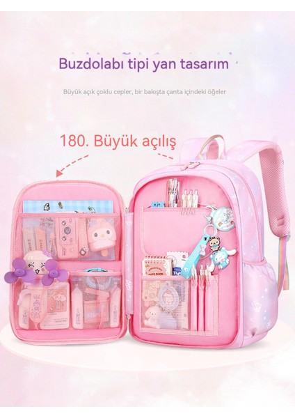 Puffs Shop Ilkokul Kız Çocukları Için Hafif, Ağırlığı Azaltan ve Omurgayı Koruyan Su Geçirmez Çocuk Okul Çantası (Yurt Dışından) fiyatları