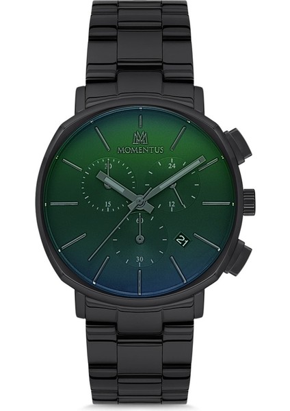 CC291B-04SN Renkli Cam Erkek Kol Saati