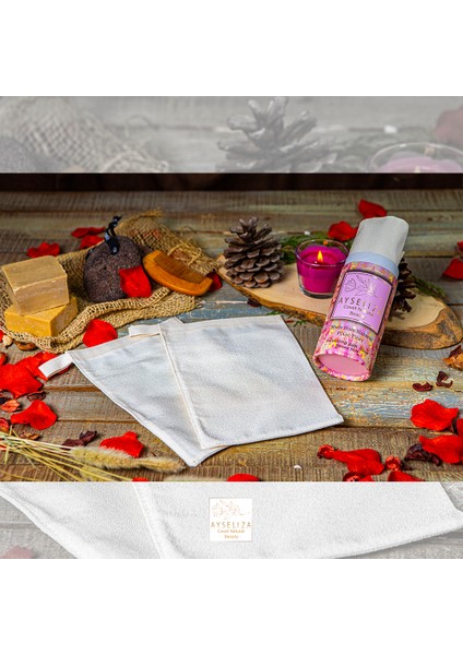 Hamam Kesesi Vegan Ipek %100 Bitki Liflerinden Dokunmuştur Tüm El Ölçüleri Için Uygundur Türkiye'de Ayseliza Tarafından Üretilmiştir fırsatları