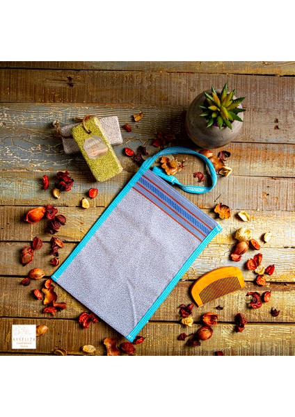 Renkli Hamam Kesesi Ölü Deriyi Cilt Renk Tonlarını Düzeltir