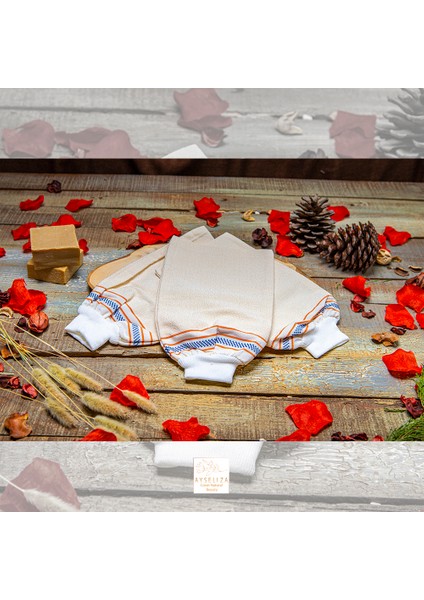 Premium Kalite Türk Hamam Kesesi %100 Viskon Eksfoliye Edici Eldiven